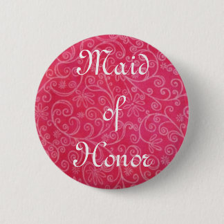Maid of Honor Pinback Button