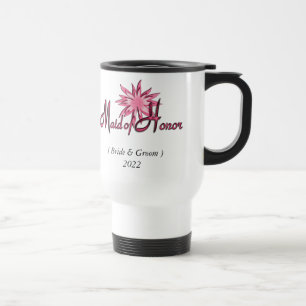 Maid of Honor Pink Travel Mug