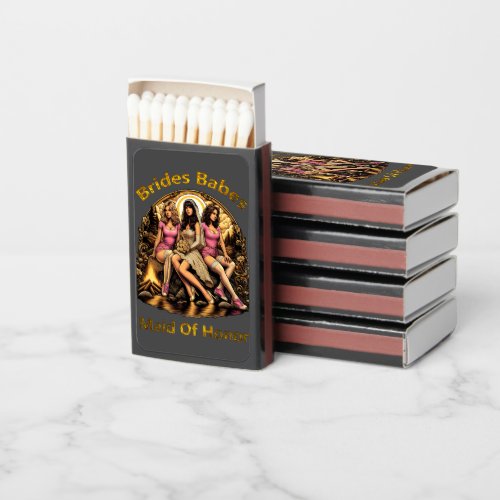 Maid of Honor Pride in a Bridal Party Themed  Matchboxes