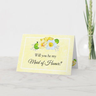 Maid of Honor Proposal Card