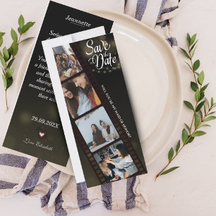 Maid of Honor Proposal Card with 4-Photo Collage