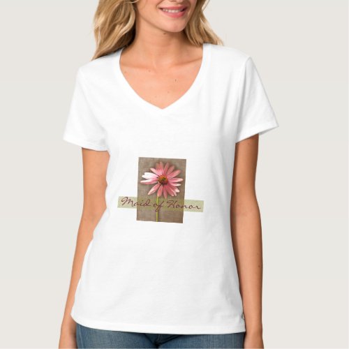 Maid of Honor Purple ConeFlower Echinacea purpurea T_Shirt