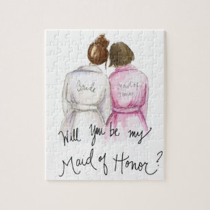 Maid of Honor? Puzzle A Bun Bride Br Bob Maid