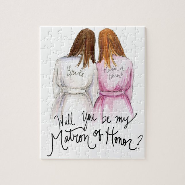 Maid of Honor? Puzzle Br Long Bride R Long Maid (Vertical)