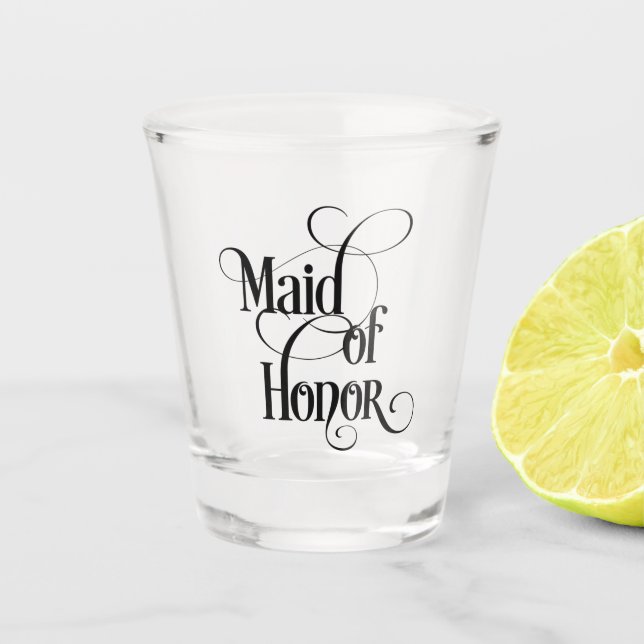 Maid of Honor Shot Glass (Front)