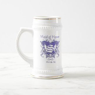 Maid of Honor Stein Wedding Vintage Lions