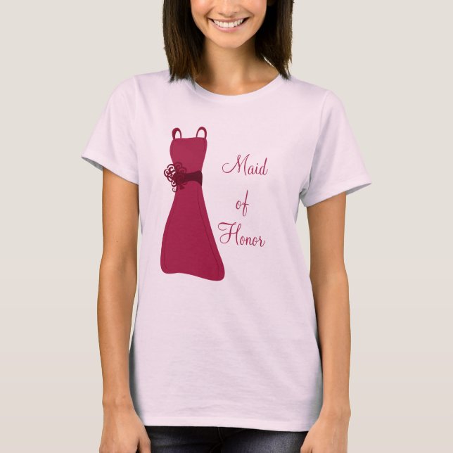 Maid of Honor T-Shirt (Front)