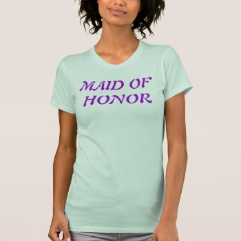Maid Of Honor Tank Top by CREATIVEWEDDING at Zazzle