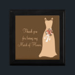 Maid of Honor Thank you Box<br><div class="desc">Maid of Honor Gift Box "Thank you for being my Maid of Honor"</div>
