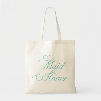Maid Of Honor Tote Bag by ericar70 at Zazzle