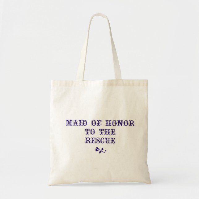 Maid of Honor Tote Navy Bag (Front)