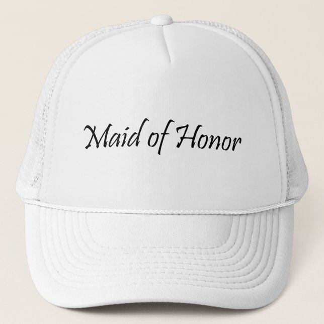 Maid of Honor Trucker Hat (Front)