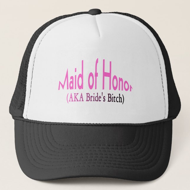 Maid Of Honor Trucker Hat (Front)