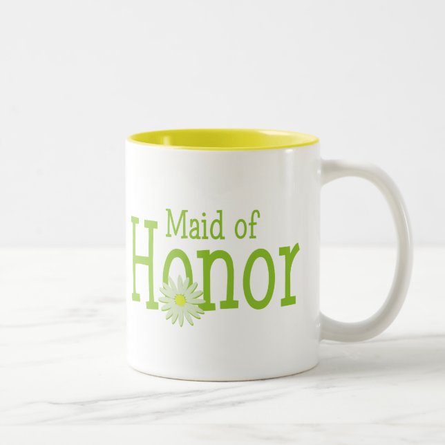 Maid of Honor Two-Tone Coffee Mug (Right)