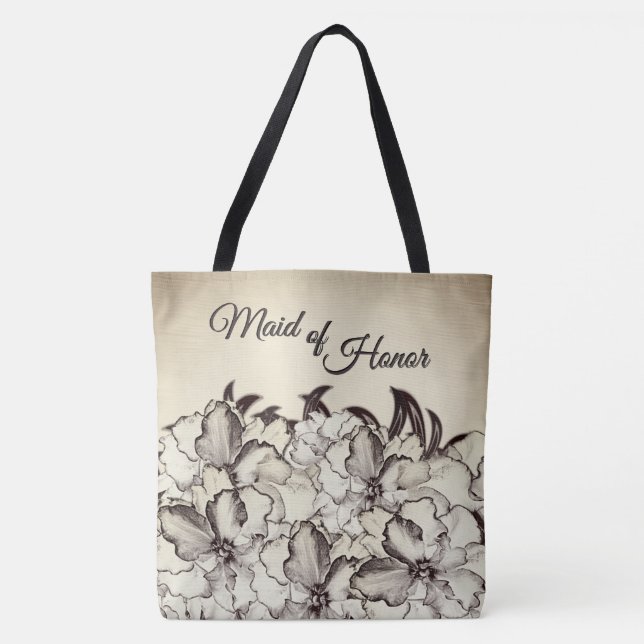 Maid of Honor  Vintage Tote Bag (Front)