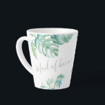 Maid of Honor Watercolor Sea Turtle Mug<br><div class="desc">Planning a beach wedding in Florida or a dreamy beach wedding in Hawaii? Add a touch of tropical charm to your bridesmaid proposal gift ideas with this personalized mug—perfect for your maid of honor or anyone in your beach wedding bridal party. This elegant mug features my original hand-painted watercolor sea...</div>