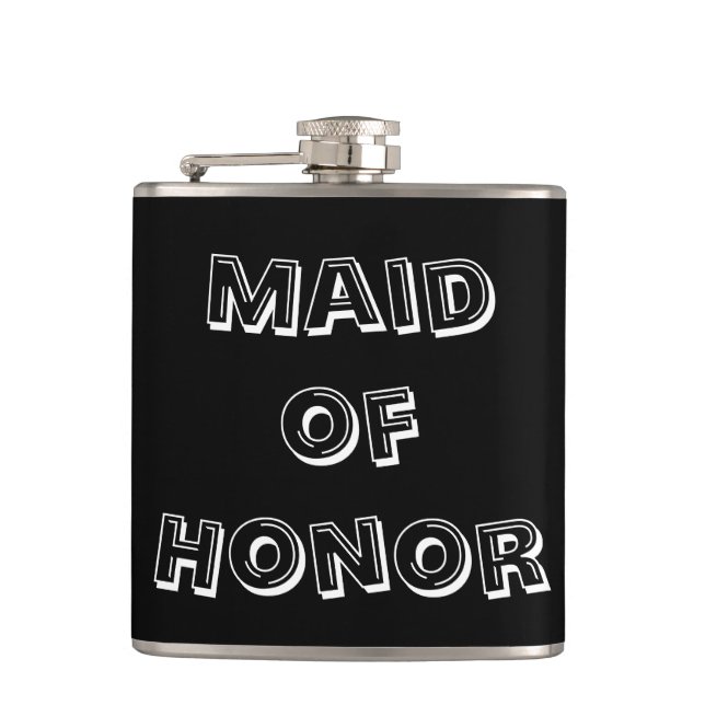 Maid of Honor | Wedding Flask (Front)