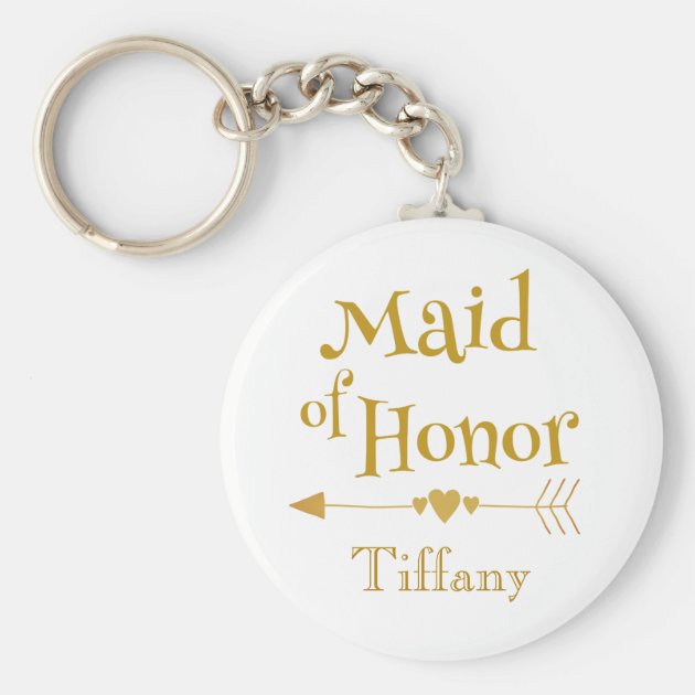 maid of honor keychain