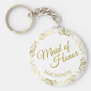 maid of honor keychain