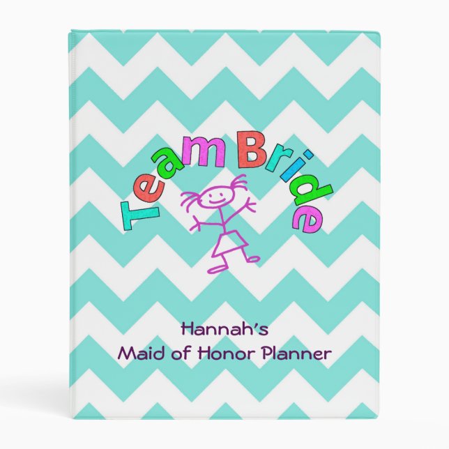 Maid of Honor Wedding Planner Binder (Front)
