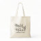 Maid of Honor Wedding Tote Budget Canvas Tote Bag