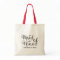 Maid of Honor Wedding Tote Budget Canvas Tote Bag