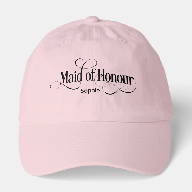 Maid of Honour Baseball Truckers Hat  (Front)
