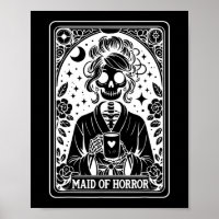 Maid Of Horror Tarot Card Bride Coven Gothic Bache