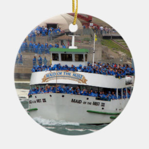 Maid of the Mist Boat: Niagara Falls Ceramic Ornament
