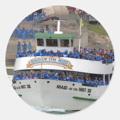 Maid of the Mist Boat _ Niagara Falls Classic Round Sticker