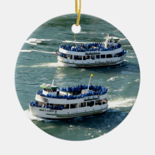 Maid of the Mist Boat: Niagara Falls (ornament) Ceramic Ornament