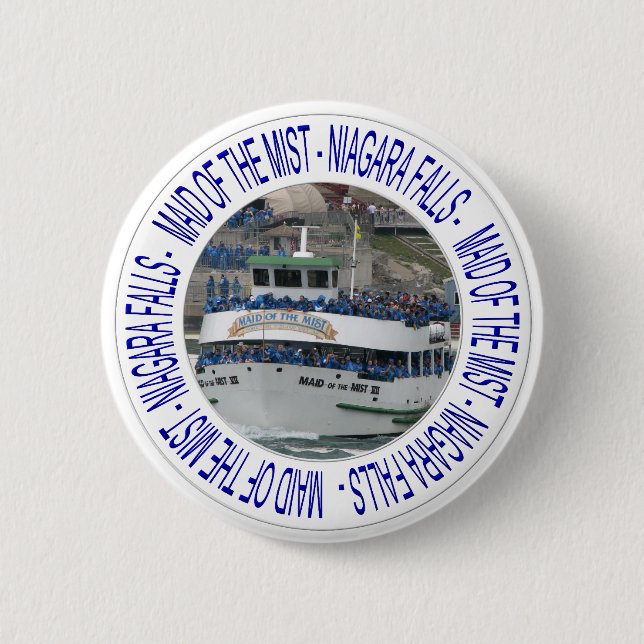 Maid of the mist - Niagara Falls Button (Front)