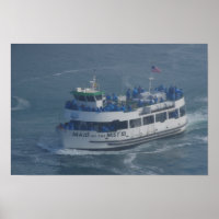 Maid of the mist on the Niagara river