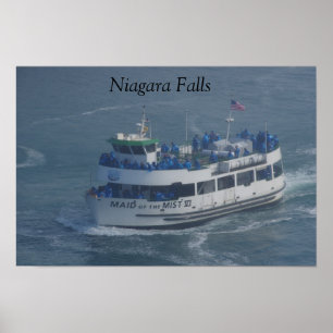 Maid of the mist on the Niagara River Poster