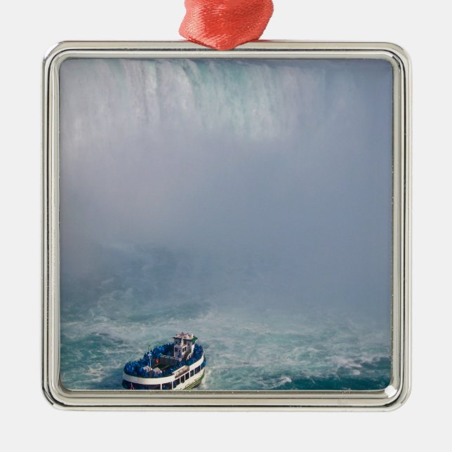 Maid of the Mist Rainbow Niagara Falls, Canada Metal Ornament (Front)