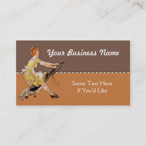 Maid or Cleaning Services Business Card
