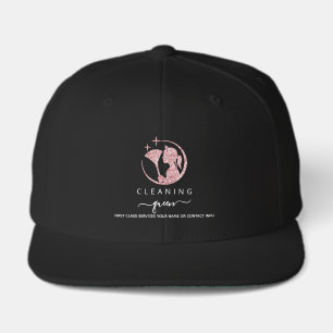 Maid Rose Pink Cleaning Service Visor