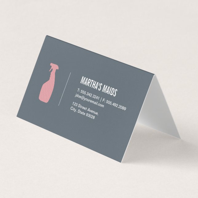 Maid Service Business Card (Front)