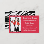 Maid Service Business Cards (Front/Back)