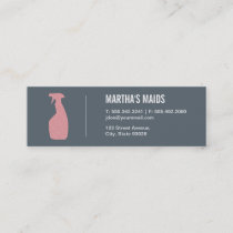 Maid Service Mini Business Card
