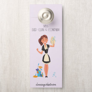 Maid Service Referral Door Hanger