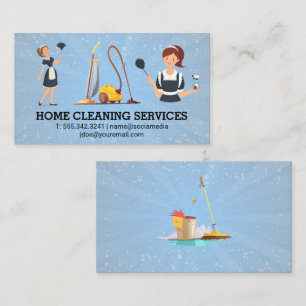 Maid Vacuums Business Card