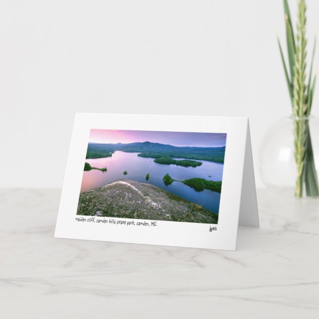 Maiden cliff photo card (Front)