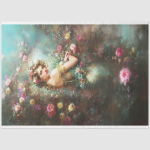 Maiden in the Garden Two Tissue Paper