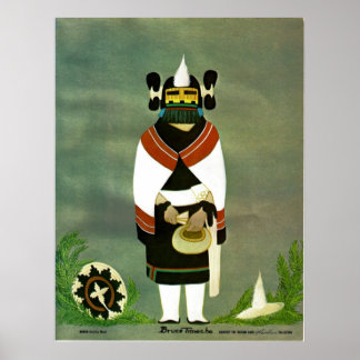 "Maiden" kachina print