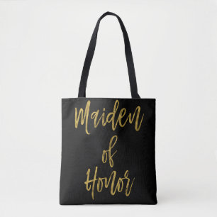 Maiden of Honor Gold Wedding Bag