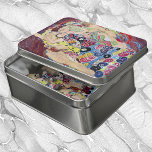 Maiden (Virgin), Gustav Klimt, Vintage Art Nouveau Jigsaw Puzzle<br><div class="desc">The Maiden (aka The Virgin) (1913) by Gustav Klimt is a vintage Victorian Era Art Nouveau fine art symbolism portrait painting. Several women yawning, stretching and sleeping in a bed covered with colorful mosaic pattern blankets. About the artist: Gustav Klimt (1862-1918) was an Austrian Symbolist painter and one of the...</div>