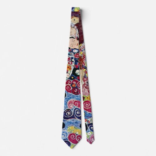 Maiden Virgin Gustav Klimt Vintage Art Nouveau Tie