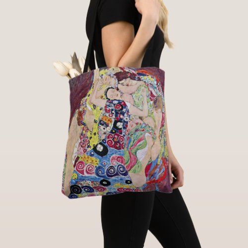 Maiden Virgin Gustav Klimt Vintage Art Nouveau Tote Bag