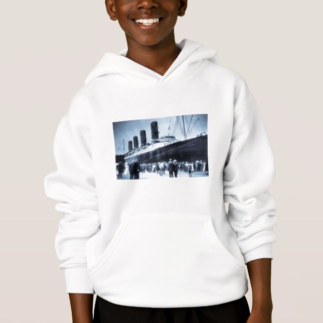 Maiden Voyage of RMS Lusitania, 13 Septemeber 1907 Hoodie (Front)